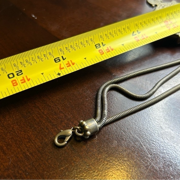 Bohemian Brown Swirl Faux Stone MultiStrand Pendant Necklace Egyptian Unique - Picture 10 of 10